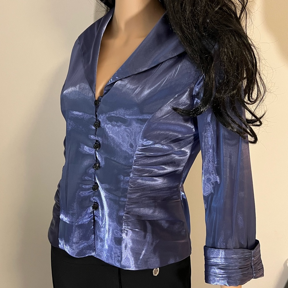 Xscape by Joanna Chen Button up Blouse